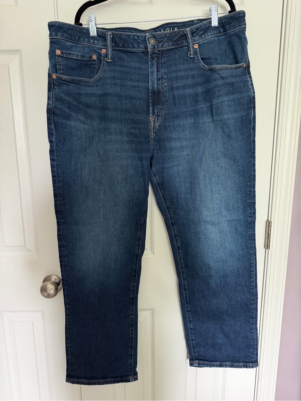 American Eagle Outfitters Men’s Relaxed Dark Blue Jeans